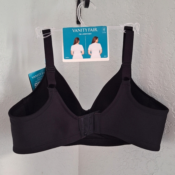 Vanity Fair Wireless Black Bra 38C - Picture 6 of 9